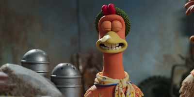 [resolute music playing] - Chicken Run: Dawn of the Nugget