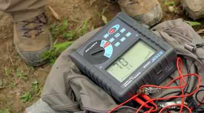 Results above 1,000
indicate a dense ground layer, - Lost Gold of World War II