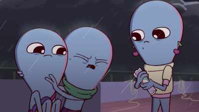 [retches] Oh, no. The slime. [retches] - Strange Planet