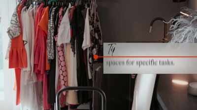 Retta has a shipping station
that she has already set up, - Get Organized with The Home Edit