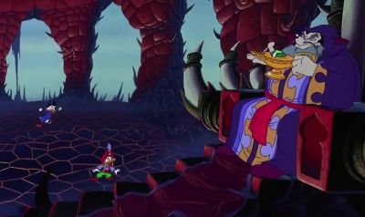 Return the bin before I stuff that lamp down your throat - DuckTales the Movie: Treasure of the Lost Lamp