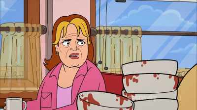 Revenge-eating that much meat
can't be good for anyone. - Corner Gas Animated