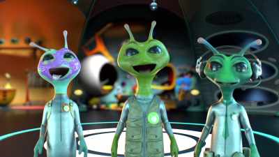[revolted groaning] - Alien TV