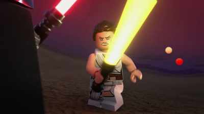(REY AND DARTH VADER GRUNTING) - The Lego Star Wars Holiday Special
