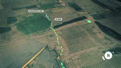 REYLER: We moved
in a single file line - Leavenworth