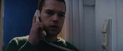 RHEA: (OVER INTERCOM)
Are you going to invite me in? - Drained