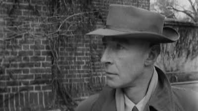 RHODES:
After the security trial, - To End All War: Oppenheimer & the Atomic Bomb