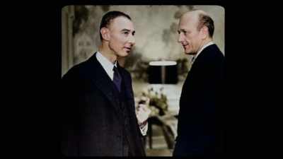 RHODES: He was going
just the opposite direction - To End All War: Oppenheimer & the Atomic Bomb