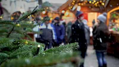 (rhythmic music) - Planes, Trains, and Christmas Trees