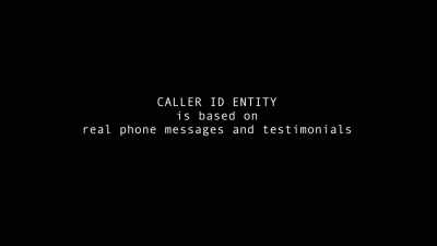[rhythmic and unsettling
electronic music
with murky bass] - Caller ID: Entity