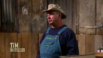 Richard,
I'd say a hundred proof, - Moonshiners: Master Distiller