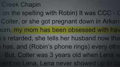 [Rick] Based off of my interviews
with Brandi and Robin, - Unsolved Mysteries