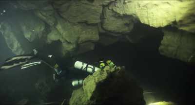 RICK: Caving is clearly
about the exploration side of it. - The Rescue