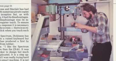 Rick Dickenson that came on to design most - The Rubber-Keyed Wonder