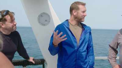 -RICK: Let’s find it.
-(crew agreeing) - Beyond Oak Island