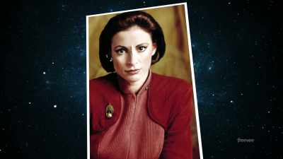 Rick, Michael, and
i... To her trailer, - The Center Seat: 55 Years of Star Trek