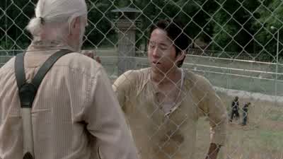 - Rick? - Still inside. - The Walking Dead