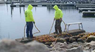 [Rick] To know the distance
into the pipe, - Sewer Divers