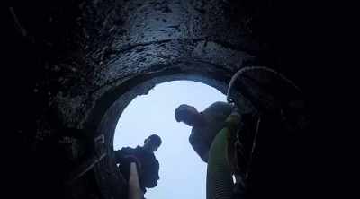 Rick will have
to descend into it - Sewer Divers