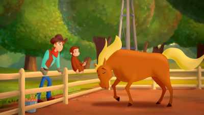 (Ricochet whinnying) - Curious George: Go West, Go Wild