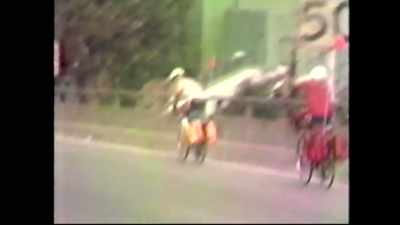 ["Ride Like the Wind" by
Christopher Cross plays] - Shadow of a Wheel