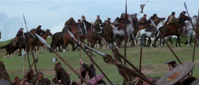 See, every Scot with a horse is fleeing. - Braveheart