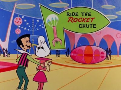 "Ride The Rocket Chute." - The Jetsons