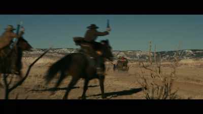 (RIDERS SHOUTING) - Surrounded