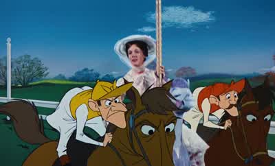 Riders, would you be kind and let me pass? - Mary Poppins