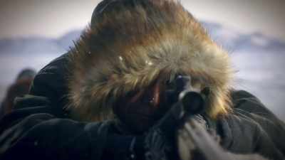 -[rifle fires]
-[polar bear roars] - Tales From The Explorers Club