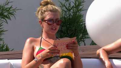 Right.
"According to a survey, - Love Island