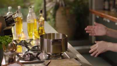 Right. And, while that's carrying
on, I'm going to get my sauce ready. - Nigella: At My Table