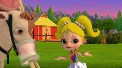 Right. And there's nothing
funny about this burping cow! - Rainbow Rangers