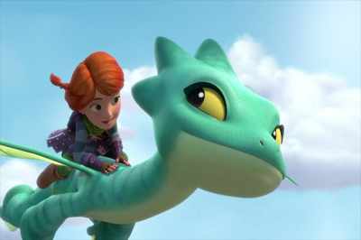Right away they got into this discussion
about how the moon affects tides... - Dragons: Rescue Riders