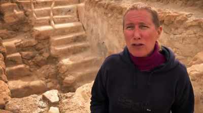 Right behind me is a jewish
ritual bath - Dead Sea Scrolls: The Doomsday Prophecy
