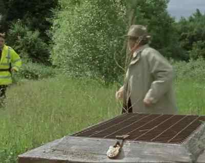  Right, you get this!
 Get this open with that. - A Touch of Frost