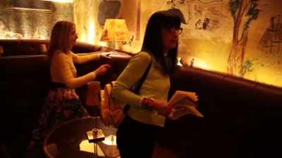 Right here. Here.
Right here. - Always at The Carlyle