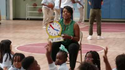 - Right here. Thank you. - Abbott Elementary