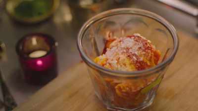 Right, I'm just going to
mix everything together - Nigella: At My Table