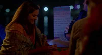 Right. Maybe she's crying now? - Qarib Qarib Singlle