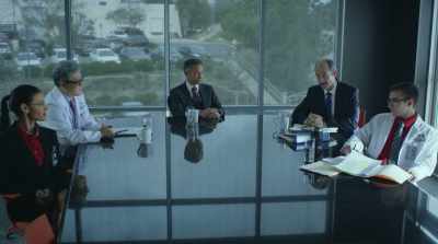 - Right and my niece
and Dr. Holliston - Shangri-La: Near Extinction