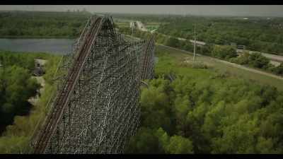 Right now, I have my sights
on the Six Flags site, - Closed for Storm