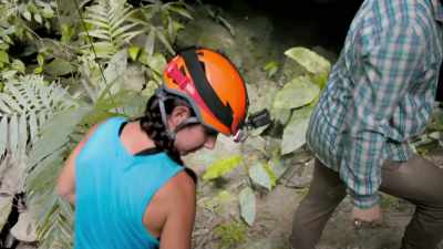Right now, no one
knows whether this cave - Lost Treasures of the Maya