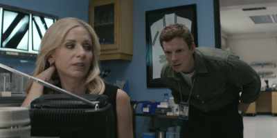 Right now they're just
sedating him. [sighs] - Dexter: Original Sin