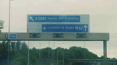 Right now, we're on
the M62 to Liverpool - Sons of Ecstasy