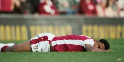Right off his feet, so that-- - Welcome to Wrexham