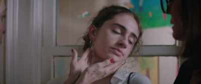 Right? Oh wait, wait,
sweetie, you got schmutz. - Shiva Baby