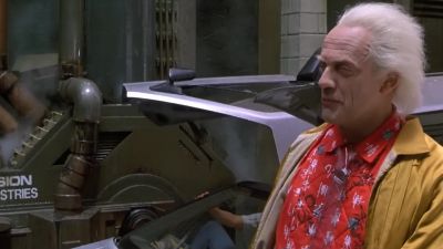 Right on the tick. - Back to the Future Part II