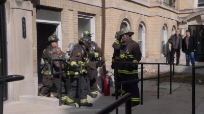 - Right over here, guys.
- Found him unconscious, - Chicago Fire