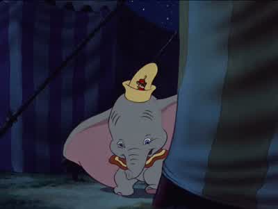 Oh Right over thereCosy little place ain't itMrs Jumbo I hope she's inSomeone to see ya - Dumbo